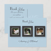 Hochzeit Danke, dass Sie Postkarten einfügen Ihre  (Vorne/Hinten)