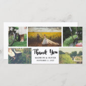 Hochzeit danke dir Skript fünf FotoCollage (Vorne/Hinten)