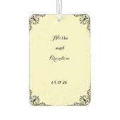 Hochzeit Danke Favorit Autolufterfrischer (Rückseite)