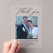 Hochzeit Danke Foto Acryleinladungen (Insitu (Handheld))