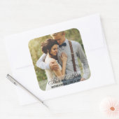 Hochzeit Danke Foto Gefallen Stickers S (Umschlag)
