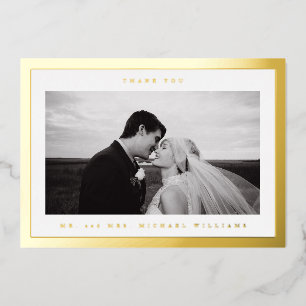 HOCHZEIT DANKE   Foto hinzufügen Folien Feiertagskarte