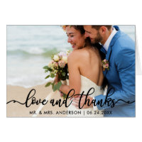 Hochzeit Danke | Foto Liebe und Dank Anmerkung B