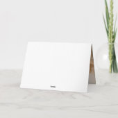 Hochzeit Danke Foto Minimalistisch Simple (Rückseite)