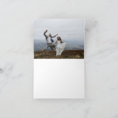 Hochzeit Danke Foto Minimalistisch Simple (Innenseite)