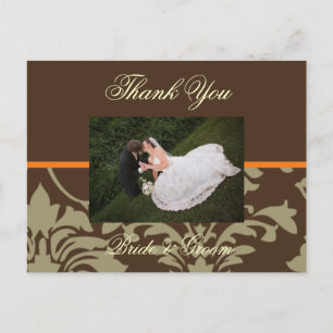 Hochzeit Danke Foto Postkarten, Postkarte