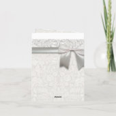 Hochzeit danke Ihnen antikes Vintag (Rückseite)