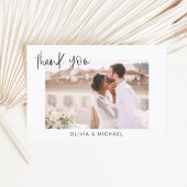 Hochzeit danke Ihnen Foto Minimalistisch