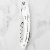 Hochzeit danke Ihnen für die von Ihnen bevorzugten Kellnermesser (Vorderseite)