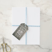 Hochzeit danke Ihnen Geschenk rustikalen Holz Maso Geschenkanhänger (Mit Garn)