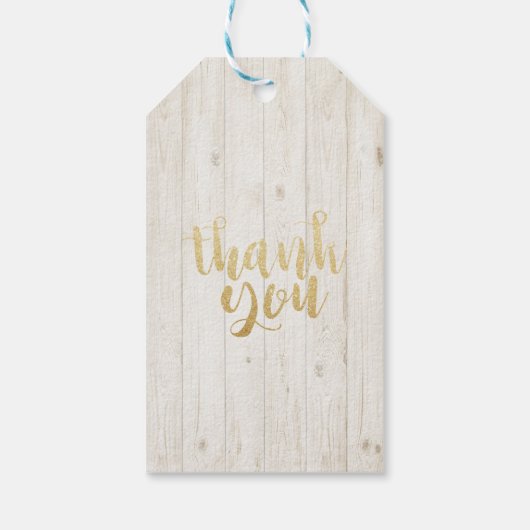 Hochzeit danke Ihnen Geschenke Gold Ananas Couple Geschenkanhänger (Rückseite)