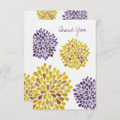 Hochzeit danke Ihnen Hinweis Cards Wasserfarbe Dah Einladung (Vorne/Hinten)