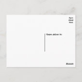 Hochzeit danke Ihnen rosa Schwarzer Cartoon Brautg Postkarte (Rückseite)