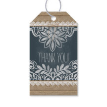 Hochzeit danke Ihnen Rustic Burlap Lace Chalkboard