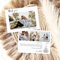 Hochzeit danke Karte Champagner Turm