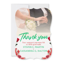 Hochzeit danke Karten