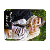 Hochzeit Danke, Magnet (Horizontal)