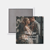Hochzeit Danke Magnet (Vorderseite/Rückseite)