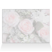 Hochzeit Danke | Moderne geometrische Rosa (Innenansicht Horizontal (Oben))