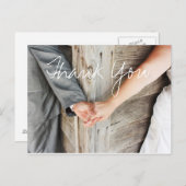 Hochzeit Danke Post Card Postkarte (Vorne/Hinten)