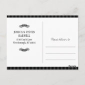 Hochzeit Danke Postcard - Halloween-Liebe Postkarte (Rückseite)