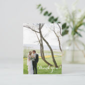 Hochzeit Danke, Postcard Postkarte (Stehend Vorderseite)