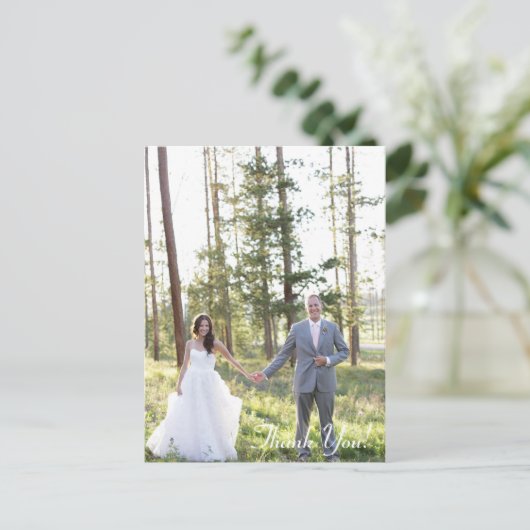 Hochzeit Danke, Postkarte (Stehend Vorderseite)