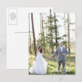 Hochzeit Danke, Postkarte (Vorne/Hinten)
