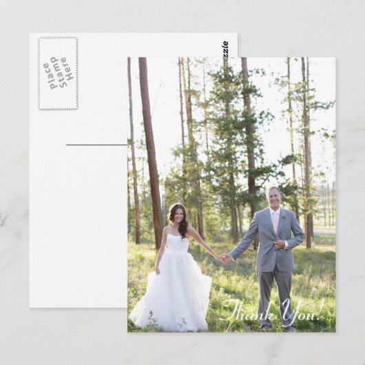 Hochzeit Danke, Postkarte (Vorne/Hinten)