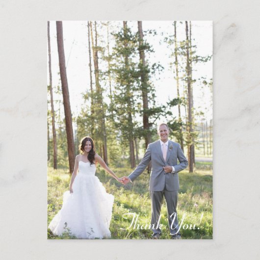 Hochzeit Danke, Postkarte (Vorderseite)