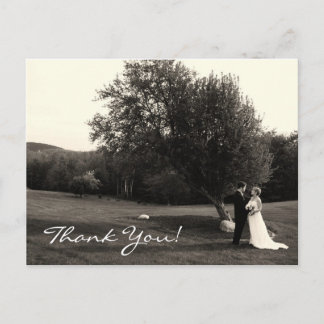 Hochzeit Danke Postkarte