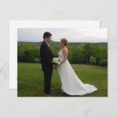 Hochzeit Danke Postkarte (Vorne/Hinten)