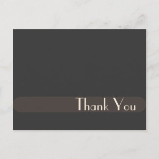 Hochzeit Danke Postkarten, schlicht Postkarte
