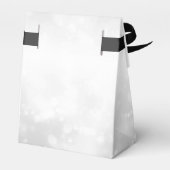 Hochzeit Danke Silver Shimmer Lights Geschenkschachtel (Rückseite)