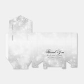 Hochzeit Danke Silver Shimmer Lights Geschenkschachtel (Ungefaltet)