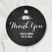 Hochzeit Danke Tag Geschenkanhänger (Vorderseite)