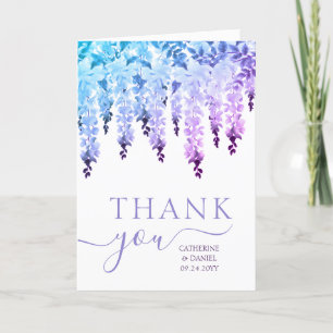 Hochzeit Danke Watercolor Wisteria Floral