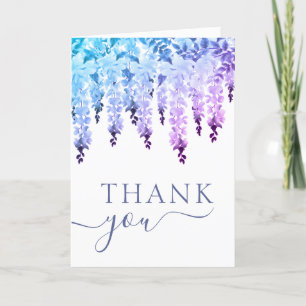 Hochzeit Danke Watercolor Wisteria Floral