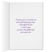 Hochzeit Dankeschön an den Efeu-Lavendel (Innen (Rechts))