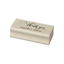 Hochzeit Dankeschön Individuelle Name Unterschrift Gummistempel