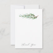 Hochzeit Dankeschön Karten Elegant Rosemary (Vorderseite)