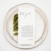 Hochzeit Dankeschön, Minimalistische Hochzeit Napk