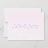 Hochzeit Dankeschön Personalisierte Einladungen Se (Rückseite)