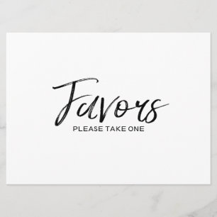 Hochzeit "Dankeschöns" Schild Stylisch handgesch Einladung