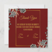 Hochzeit Dankeskarte (Vorderseite)