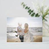 Hochzeit Dankeskarte (Stehend Vorderseite)