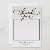 Hochzeit Dankeskarte (Vorderseite)