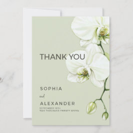 Hochzeit Dankeskarten "Orchidee" Dankeskarte