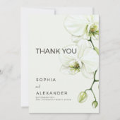 Hochzeit Dankeskarten "Orchidee" Dankeskarte (Vorderseite)