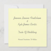 Hochzeit der 1920er Jahre rettet das Datum Save The Date (Rückseite)